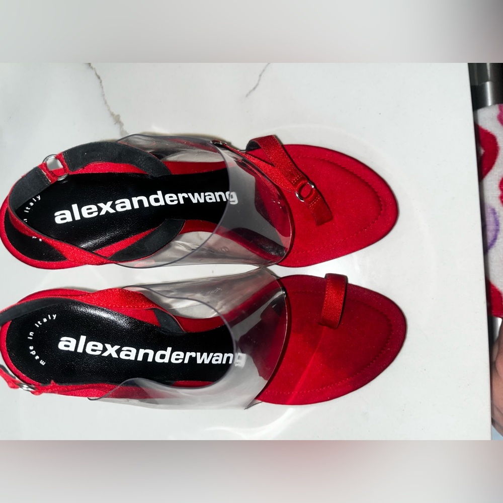 Alexander Wang Red Heels Sleek Design